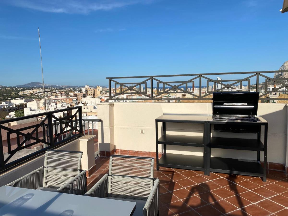 Apartment With Solarium/Terrace. Калпе Екстериор снимка