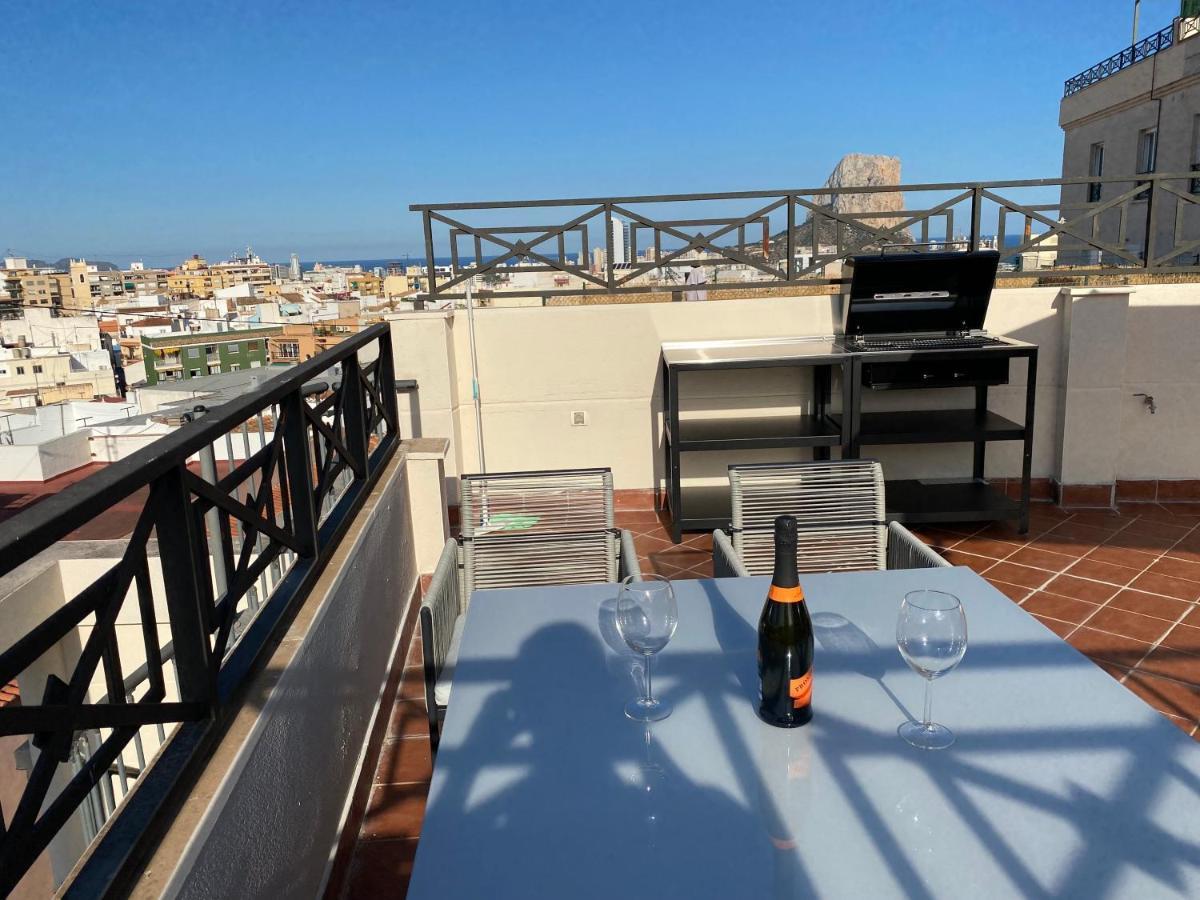 Apartment With Solarium/Terrace. Калпе Екстериор снимка
